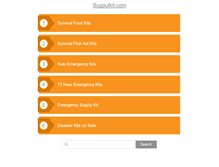 Tablet Screenshot of bugoutkit.com